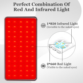 Hottoerak Portable Red Light Lamp Panel