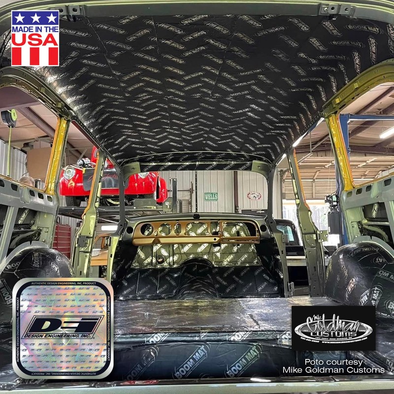 Design Engineering 050202 Boom Mat Sound Damping Material with Adhesive