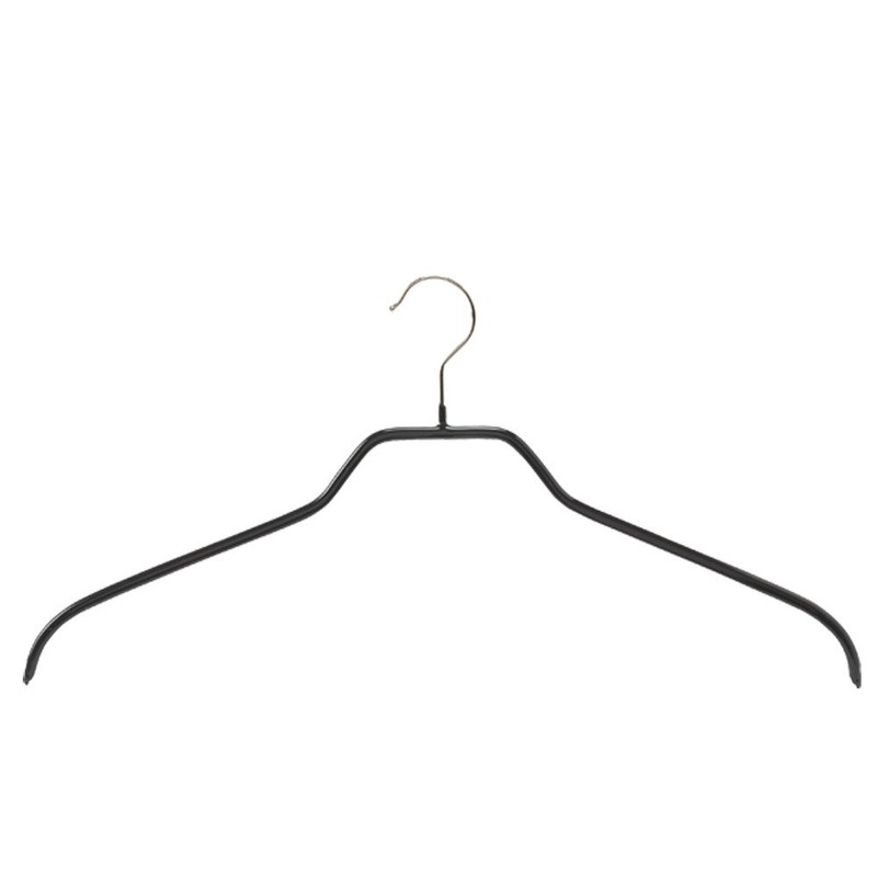 Mawa German Non-Slip Hangers Silhouette 45F 10 Pack Black