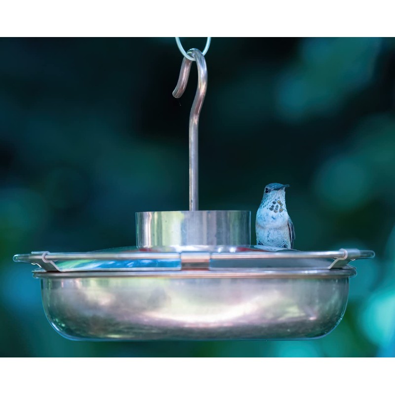 Stanwood Wind Sculpture -Pure Copper Hummingbird Feeder