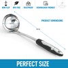 Zulay (12 inch) Stainless Steel Soup Ladle - Durable Rust