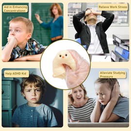 Chick Squishies Toys Jumbo Animal Squeeze Toy Ultra Soft Chick Squishy Animal Relief Stress Toys with PVC Packaging Gifts Fidget Novelty Toy for Kids Adults (Yellow)