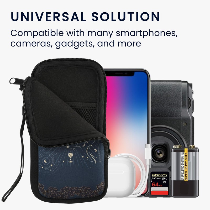 kwmobile Carcasa para móvil tamaño XL - 6,7/6,8" - Funda