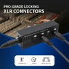 Devinal 4-IN-1-OUT XLR Audio Splitter Box, XLR 4 Female to