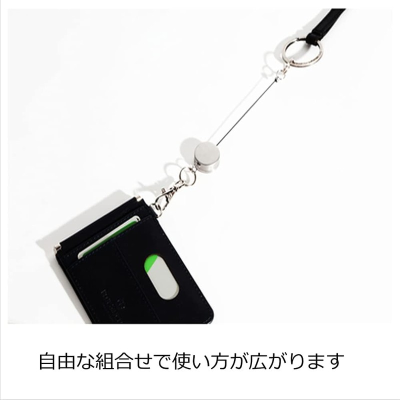 Craft Parts Shop Reel Key Chain Reel Strap with Double