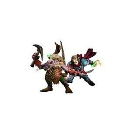 World Of Warcraft Series 8 Brink Spannercrank vs Snassle Figure by DC Direct