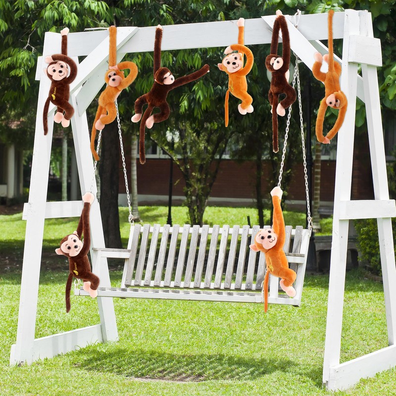 16 Pack 24 Inch 18 Inch Plush Hanging Monkey Stuffed