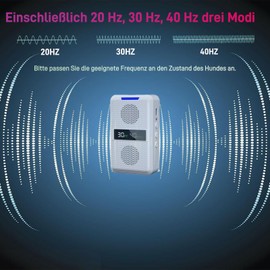 FORTSPANG Ultraschall Hunde-Anti-Bell-Gerät – Einstellbare Frequenz & Reichweite | Type-C Aufladbar | Sicher & Wasserdicht | Für Innen & Außen, Geeignet für alle Hunde