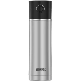 Thermos 16 Ounce Stainless Steel Vacuum Insulated Drink Bottle, Black