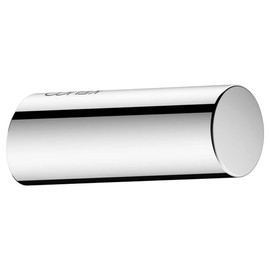KEUCO Handtuchhaken aus Metall, Chrom, rund, für Badezimmer und Gäste-Toilette, Wandhaken für Handtücher und Bademäntel, Reva