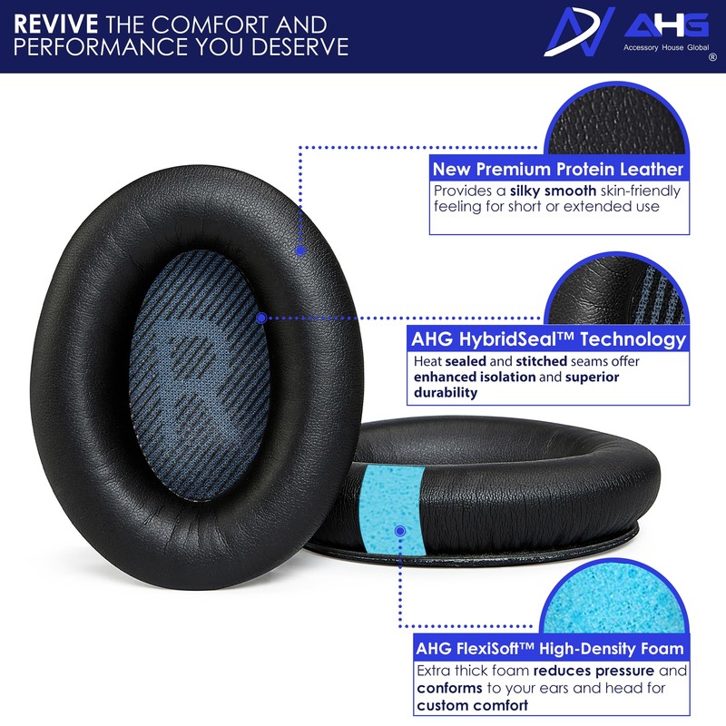 Premium Replacement SoundLink Around-Ear 2 Ear Pads/SoundLink AE2 Ear Pads