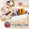 8-pack Plastic Storage Bins Thin Rectangular Storage Basket Set 8.85
