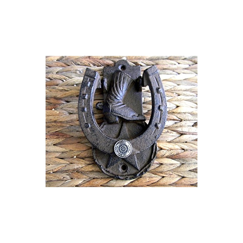 Coast Guard Cast Iron USCG Horseshoe Door Knocker Housewarming Gift