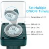 GE Outdoor 6 Outlet Mechanical Stake Timer, Easy-to-Set Dial, 30-Minute