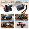 Surpass Hobby RC Brushless Motor ESC Combo Waterproof 2430 6300KV