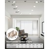 Ensenior 6 Pack 4 inch Gimbal Led Recessed Light with