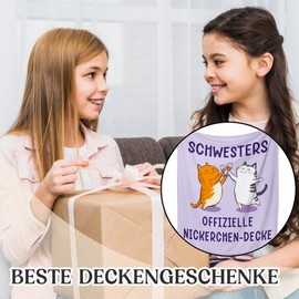 Einanmut Gifts for sister, sister gifts, birthday gifts for sister, gifts for sister from sister brother, gifts for sisters on her birthday - blanket