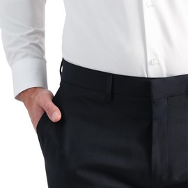 Haggar Men's JMH Premium WoolTailored Fit Suit Separates Jacket, Navy