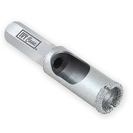 IVY Classic 37803 Diamond Plus 1/4-Inch Wet and Dry Cutting Diamond Grit Hole Saw, 1/Card