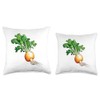 Jicama Vegetable Lover Funny Design Throw Pillow