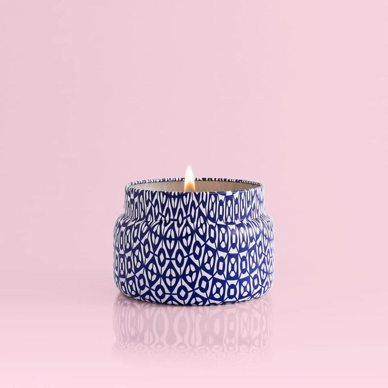 Capri Blue Volcano Printed Travel Tin Jar Candle - Luxury