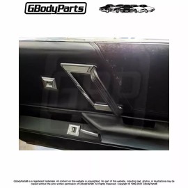 Gbodyparts 442 Cutlass Silver Door Panel Pull Strap Handle Cover Escutcheon for GM 20570512