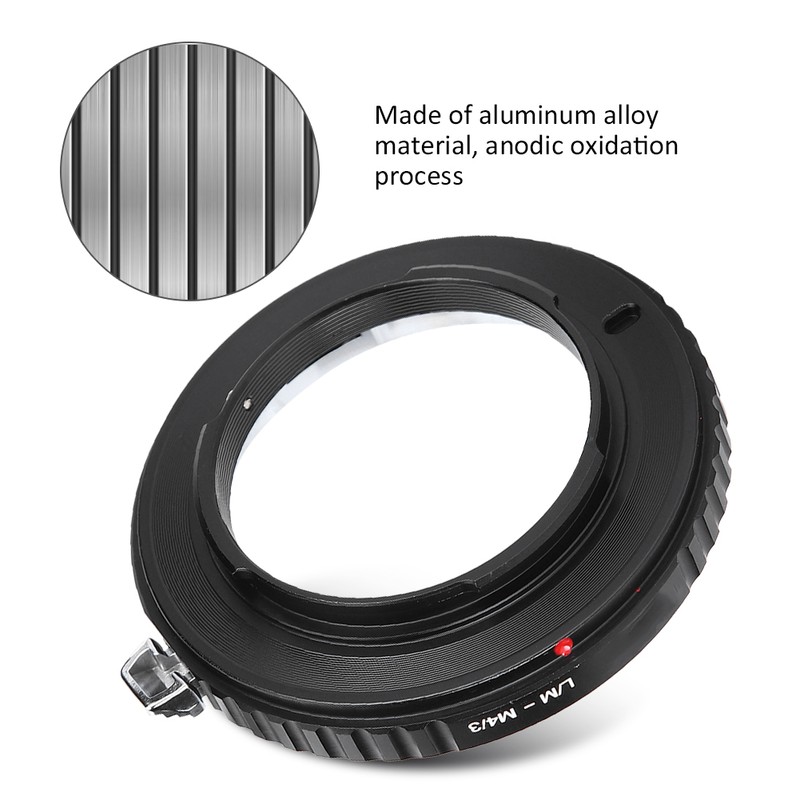 Fikaz l MM4/3 Lens Adapter Ring for Leica M Mount