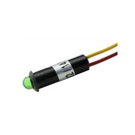 DH 5mm 12V LED Pilot Green
