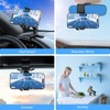 2025 Upgraded Universal 360°Dashboard Phone Mount - Multi-Functional Visor/Rearview Rotating