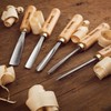 IMOTECHOM 12-Pieces Woodworking Wood Carving Tools Chisel Set with Canvas