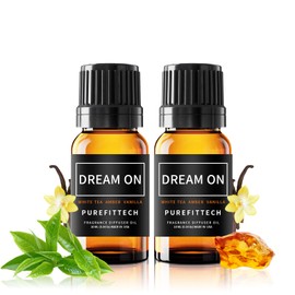 Purefittech Hotel Diffuser Oil Dream On Scent,Hotel Essential Oils for Home,Office, Spa,2 Pack 10 mL,0.34 fl oz Hotel Collection Diffuser Oil for Diffusers & Humidifiers,Made in USA