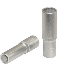 3/8" 12 Point Long Socket, 24 mm