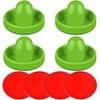 ONE250 Air Hockey Pushers and Red Air Hockey Pucks, Goal
