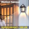 DERAYSION Solar Porch Lights Outdoor, 9 Inch Solar Wall Lanterns