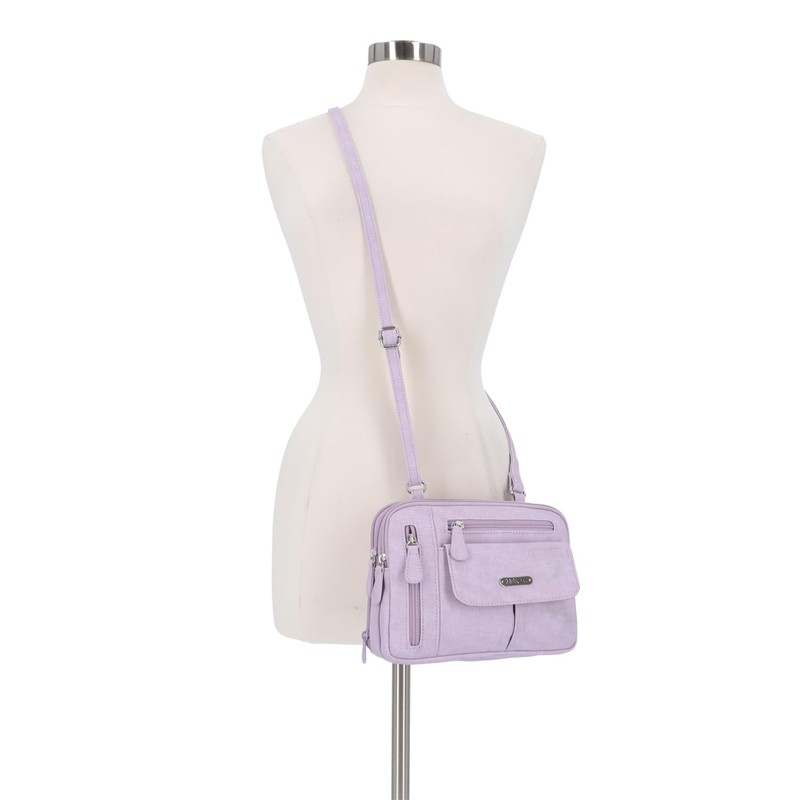 MultiSac Zippy Triple Compartment Crossbody Bag