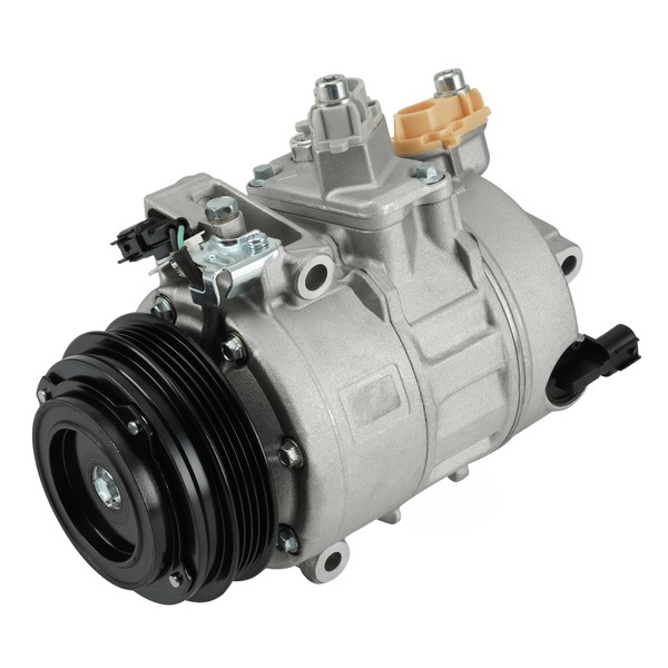 KAX 198356 Air Conditioner AC Compressor with Clutch, Compatible with