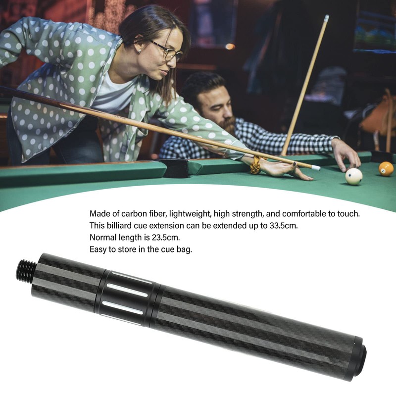 banapoy Billiard Cue Extension, Telescopic Billiard Cue Extension, Carbon Fiber