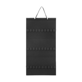 Colcolo Headband Holder 40 Elastic Loops Large Capacity for Women Headband Storage Display Hair Accessories Organizer Felt for Wall, Black