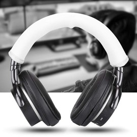 Headphone Headband Cover Headphone Pad Headband Replacement Headset Cushion Soft Earphone Pad Cover, Headphone Beam, for Iron Triangle M50 Headphone (White)