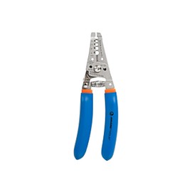 Jonard Tools WSS-612 Stainless Steel Curved Wire Stripper, 6-12 AWG, Stainless Steel 50 HRC, Ergonomic Handle, Screw Cutting & Wire Looping