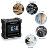 AUTOUTLET Digital Angle Meter with 4 Sides Magnets, Angle Meter,