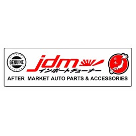 OwnTheAvenue Genuine JDM Parts Japanese Kanji Racing Drifting Turbo Lowered Stickers 2 Pack