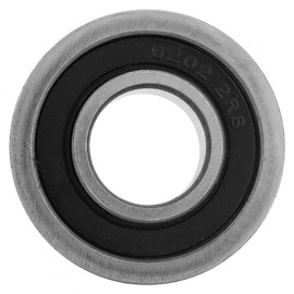 F6202RS Deep Groove Ball Bearing,OD 38mm ID 16mm Bearing Steel Miniature Bearing, Flange Double Sealed Ball Bearings,for Construction Machinery, Construction Machinery, Roller Skates, Yo-Yo Etc