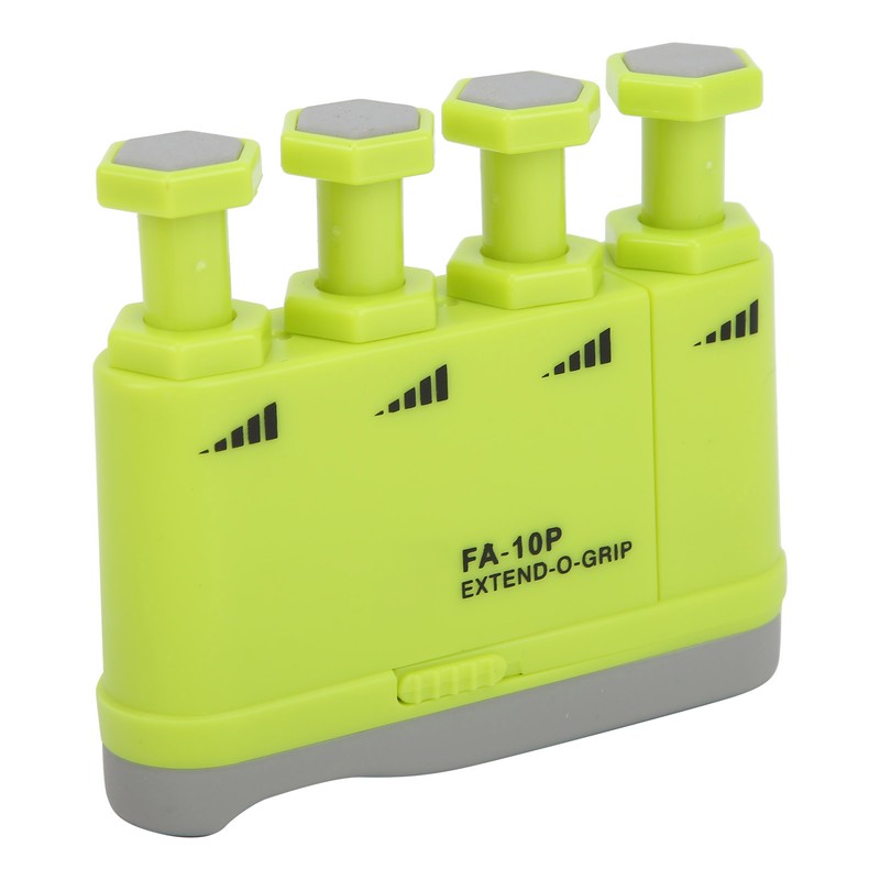 Finger Strengthener Exerciser Adjustable Tension Plastic Trainer for Musician GuitaristGreen