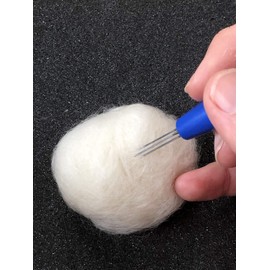 Shep's Natural White Merino Wool Top Roving Fiber | Super Soft Australian Wool for Spinning | Top Roving Fiber Spinning | Needle Felting Wool & Felting Crafts USA, (4 oz)
