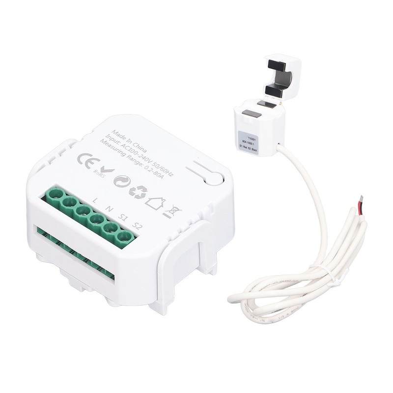 Smart Energy Meter WIFI Power Consumption Monitor Single Phase 100‑240V