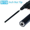 9/16 Power Nut Driver Set - Long Reach Hex Nut