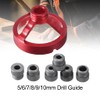 Prefessional Drill Guide 5/6/7/8/9/10mm Vertical Drilling Fixture Stainless Steel Straight