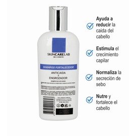 Shampoo Anticaida Y Fortalecedor Al 2%, Biotina, Keratina Sin Parabenos ni Sulfatos