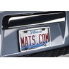 WeatherTech ClearCover License Plate Cover and Frame, White/Black
